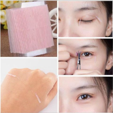 2packs Eyelid Tape Sticker Fiber Double Side Adhesive Invisible  Eyelid Paste Technical Eye Tapes fard a paupiere Eye Tape Tools ► Photo 1/6