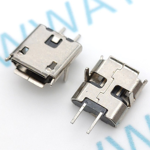 10Pcs Micro Usb 2Pin B Type Female Connector For Mobile Phone Micro Usb Jack Connector 2 Pin Charging Socket ► Photo 1/4