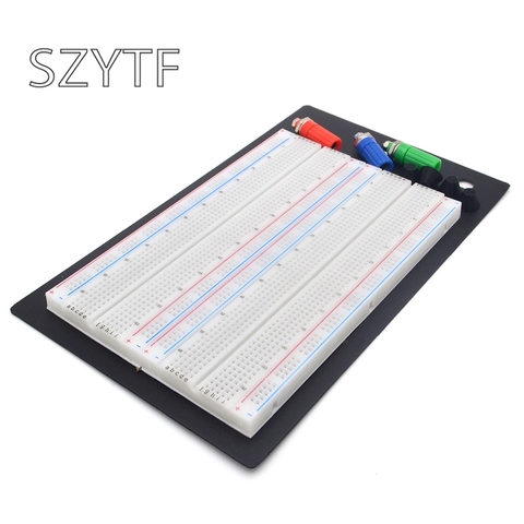 1pcs SYB-1660 Solderless Breadboard Protoboard 4 Bus Test Circuit Board Tie-point 1660 ZY-204 ► Photo 1/5