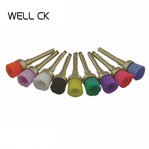 100pcs/box Dental Materials Prophy Brush Color Prophylaxis White  Nylon Polishing Brushes Bowl Shape RA Shank Dentistry Polisher ► Photo 1/6