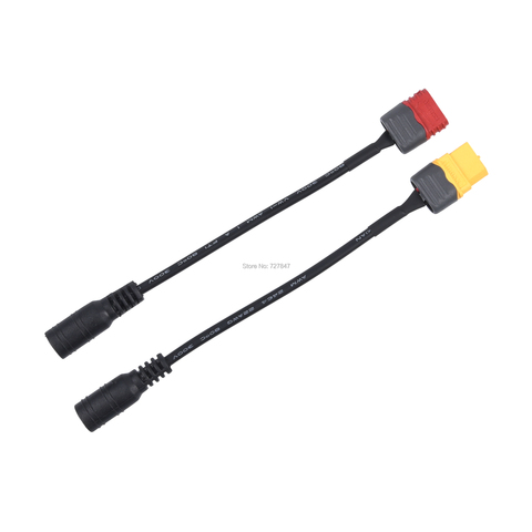 Universal Amass XT60 / T Plug to DC 5.5/2.1mm Female Adapter Power Cable For FPV Fatshark Skyzone Aomway Goggles ► Photo 1/6