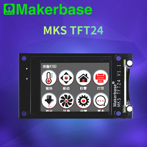 Makerbase MKS TFT24 touch screen smart display controller 3d printer parts 2.4 inch full color support wifi wireless Control ► Photo 1/5