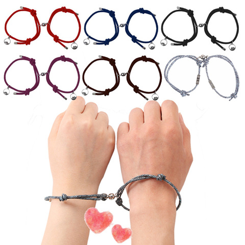 Magnetic Heart Bracelet Couples  Magnetic Bracelets Best Friend - 2  Pcs/set Fashion - Aliexpress