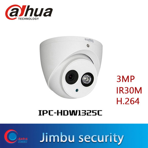 Dahua Original 3MP dome camera  H.264  ONVIF indoor  IP Camera 1080p IPC-HDW1325C IR 30M Surveillance Network  cctv cam ► Photo 1/5