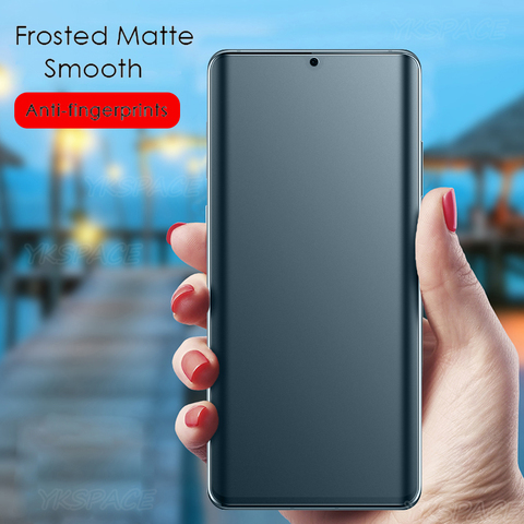 Soft Frosted Matte Hydrogel Film For Samsung Galaxy S20 Ultra Note 10 Plus 20 Ultra Z Flip 3D Full Cover TPU Screen Protector ► Photo 1/6