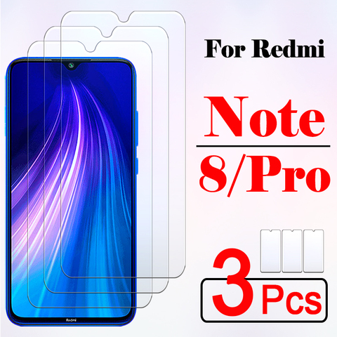for xiaomi redmi note 8 pro glass protective note8 8pro notes not8 note8pro remi screen protector armored tempered glas 1-3 pcs ► Photo 1/6
