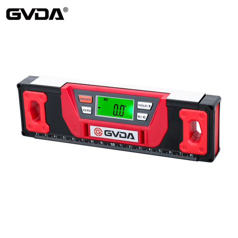 GVDA Digital Spirit level Bubble Magnetic Electric Level 360 degree Angle Finder Protractor Inclinometer Horizontal Scale Ruler ► Photo 1/6