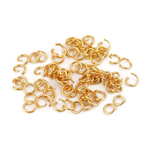 200Pcs 3-12mm Gold Silver Plated Stainless Steel Split Rings Open Jump Rings for Jewelry Making DIY Necklace Crafts Accessories ► Photo 1/6