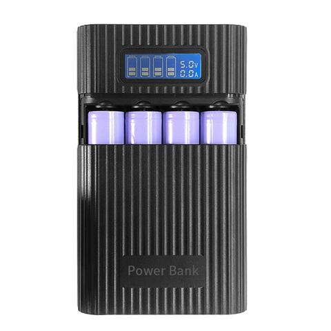 4 Slot 18650 Battery Charger LCD Display DIY Mobile Power Bank Case Enclosure ► Photo 1/6