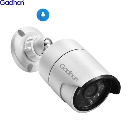 Gadinan H.265AI 5MP 48V POE Security IP Camera Face Detection CCTV Audio AI Outdoor P2P Video Surveillance for IP System Kit ► Photo 1/6