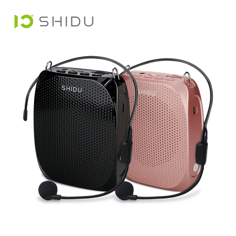 SHIDU S258 10W Voice Amplifier Mini Audio Portable Speaker Natural Stereo Sound Wired Microphone Loudspeaker For Teachers Speech ► Photo 1/1