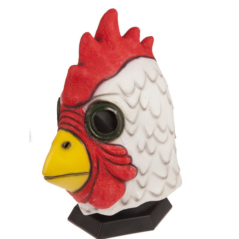 Halloween Latex Mask Adult Richard Rooster Mask Hotline Miami Game Props Cosplay Animal mask ► Photo 1/6