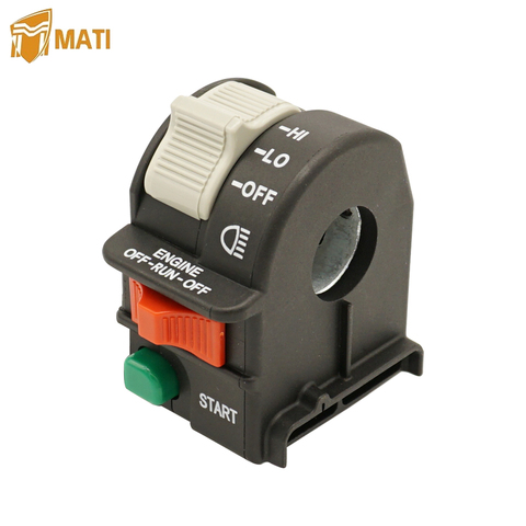 Mati Left Handlebar Switch Light Stop Switch for Polaris Outlaw 450 500 525 2007-2011 Predator 500 2003-2007 Replacement 4011442 ► Photo 1/6