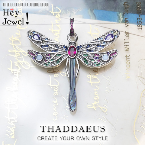 Pendant Dragonfly,2022 Spring New Jewelry Bohemia 925 Sterling Silver Paradisiacal Nature Happiness Freedom Gift For  Women ► Photo 1/6