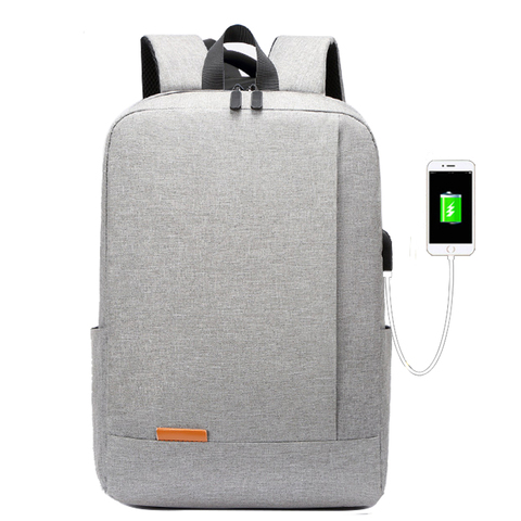 Waterproof Nylon 14 inch Laptop Backpacks Fashion  School  Mochilas Feminina Casual USB Charging School Bag for Men Women ► Photo 1/6