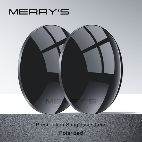 MERRYS Polarized P2 Series 1.56 1.61 1.67 Myopia Sunglasses Lens Prescription CR-39 Resin Aspheric Glasses Lenses UV400 ► Photo 1/6