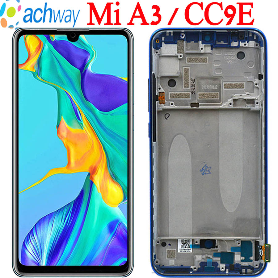 For Xiaomi Mi A3 / CC9E LCD Display Touch Screen Digitizer Assembly Black  TFT