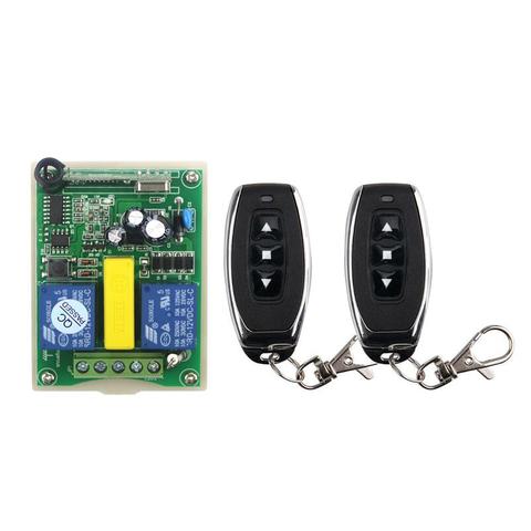 AC 220 V  2 CH  RF Wireless Remote Control switch  tubular motor Shutter/winch/garage rolling door/electric curtain/Projection ► Photo 1/3