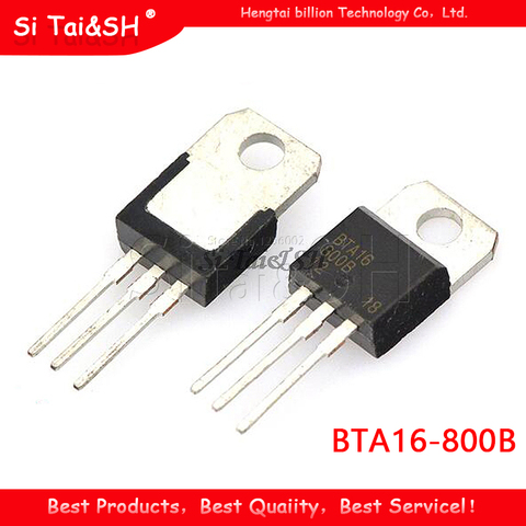 10pcs BTA16-800B TO-220 BTA16-800 TO220 BTA16 800V 16A 16-800B new and original ► Photo 1/1