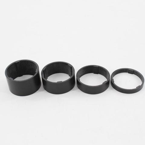 4pcs Newest ultralight Road bike matt UD full carbon fibre headsets washer Mountain bicycle stem carbon spacer MTB Free shipping ► Photo 1/5