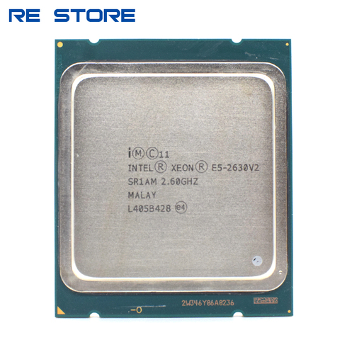 used Intel Xeon E5 2630 V2 Server processor SR1AM 2.6GHz 6-Core 15M LGA2011 CPU ► Photo 1/2