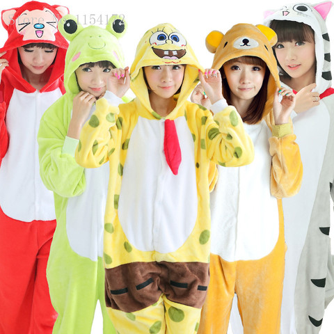 Kigurumi Animal Onesies Pajamas Cartoon Costume Cosplay Pyjamas Adult Animal Onesies Party Dress Halloween Pijamas ► Photo 1/5