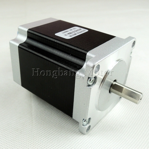 High quality Nema23 CNC Stepper motor 57x76mm 3A 1.8N.m D=8mm 6.35mm 275Oz-in Nema23 CNC Router Engraving machine 3D printer ► Photo 1/4