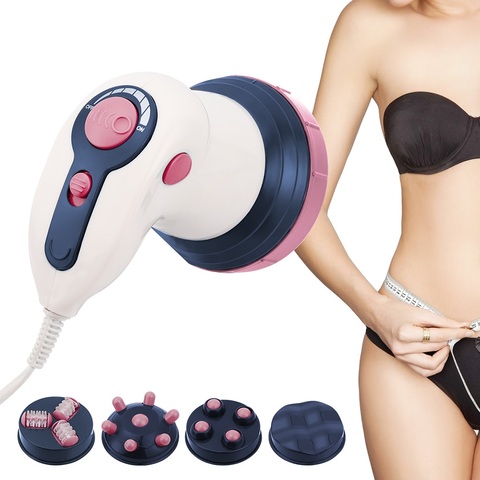 Electric Body Slimming Massager Roller 4 in 1 Massage Head Relax Muscle Fat Burner Infrared LED Therapy Anti-Cellulite Machine ► Photo 1/6