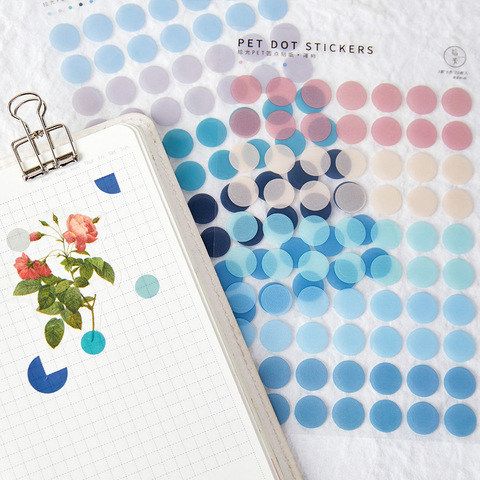 120 Pieces Colored Round Dot Stickers Circle Dot Labels With 5 Colors ► Photo 1/5