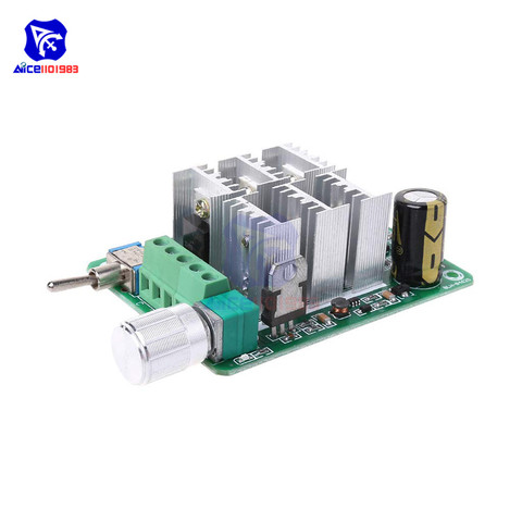 diymore BLDC 3 Phase Brushless Motor Speed Controller Board DC 5-36V Driver Controller Module Panel Bidirectional Brake for Fan ► Photo 1/6