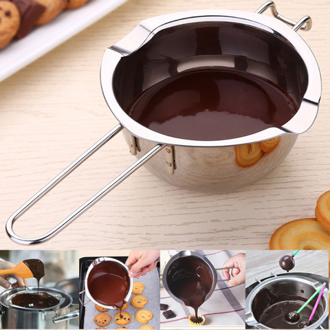 Stainless Steel Chocolate Cheese Melting Pot Pan Bowl DIY Accessories Tool ► Photo 1/6