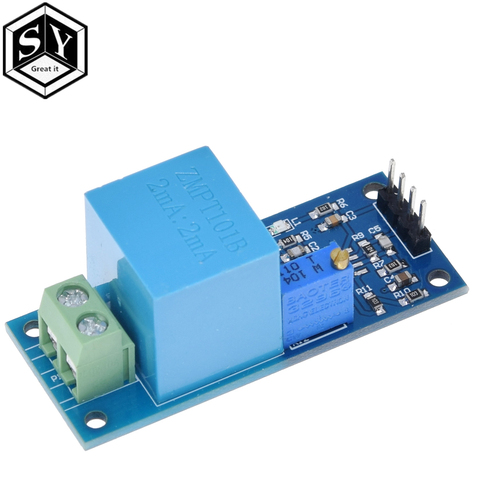 Active Single Phase Voltage Transformer Module AC Output Voltage Sensor for Arduino Mega ZMPT101B 2mA ► Photo 1/6