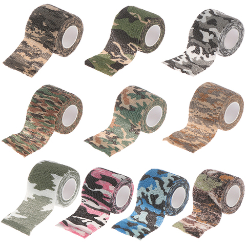 Hunt Disguise Elastoplast Camouflage Elastic Wrap Tape Self Adhesive Sports Protector Ankle Knee Finger Arm Bandage ► Photo 1/6