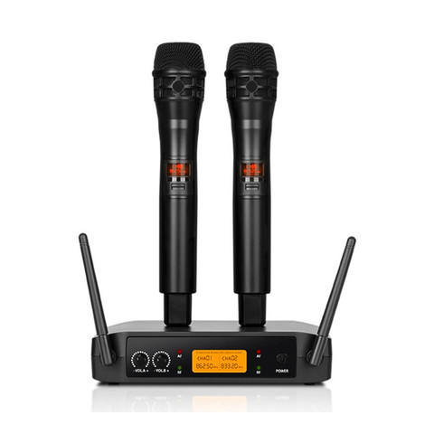 Finlemho Professional Microphone UHF Wireless Karaoke Dynamic Vocal Home Studio Recording XLR For DJ Speaker Conference ► Photo 1/6