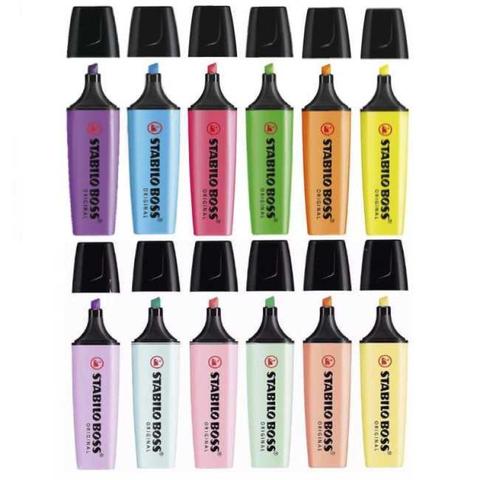 Highlighter STABILO BOSS ORIGINAL Assorted Pack Sizes and Colours