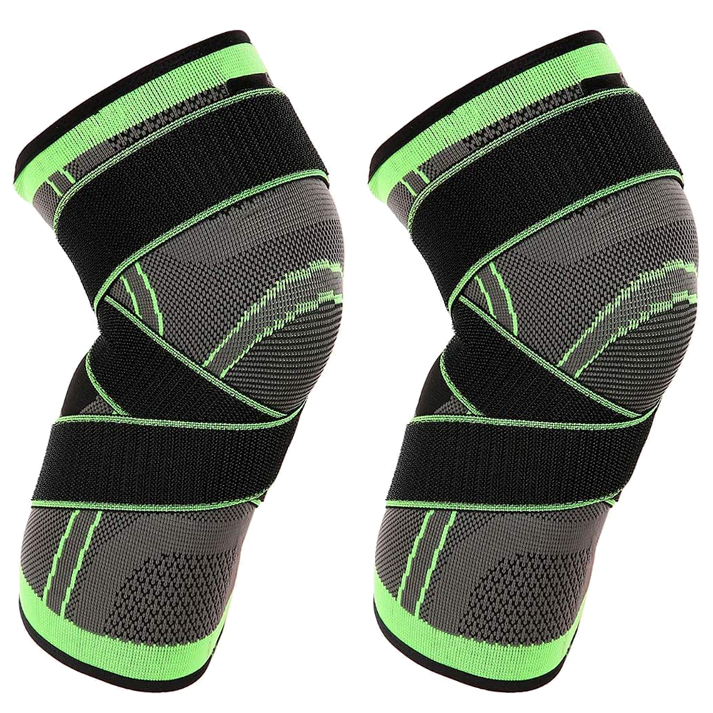 Ultra-Thin Bamboo Charcoal Fiber Elastic Knee Brace Pads Sleeves Kneecap Leg Support Warmer for Outdoor Sports Volleyball Basketball Dancing Cycling Climbing Yoga 