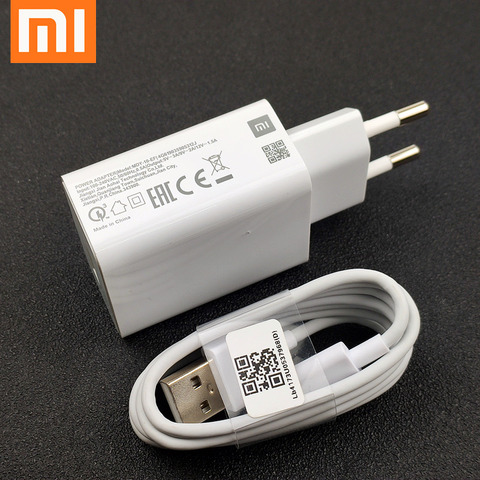 Price history & Review on 18W Original Xiaomi Redmi Note 8 pro Charger qc  3.0 Quick Fast Charge Usb Adapter for Mi 9 Se A2 A3 Mix 2s 3 Max Redmi Note