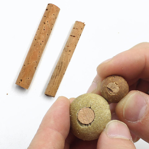 carp fishing Cork sticks 6mm & 8mm Pop for Pop ups and wafter Carp fishing baits terminal tackle boiles ► Photo 1/6