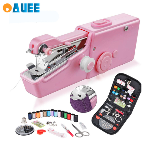 Portable Mini Hand Sewing Machine Electric Stitch Household Cordless Needlework Set for Quick Repairs DIY Clothes Stitchin ► Photo 1/6