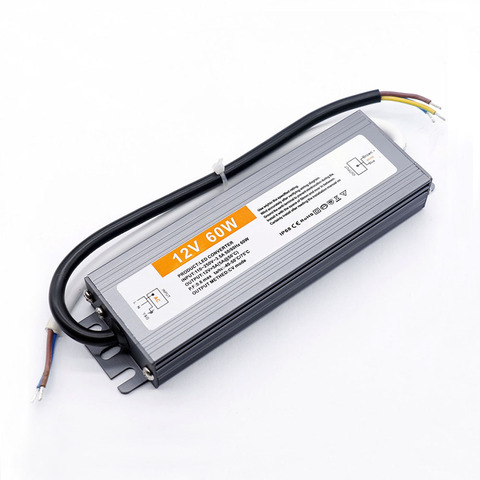 DC12V LED Waterproof power supply led driver 5w 10w 15w 20w 24w 30w 36w 50w 60w 80w 100w 150w LED Driver Transformer Outdoor LED ► Photo 1/6