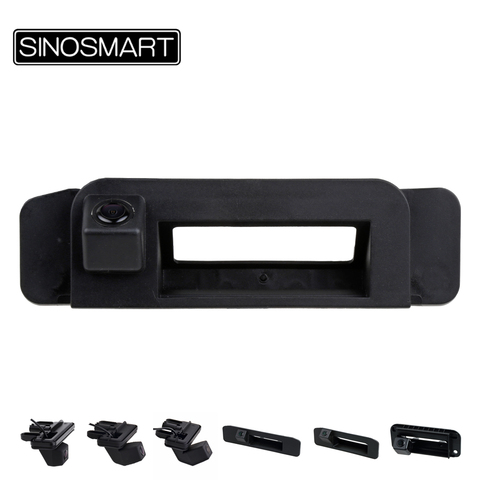 SINOSMART Car Trunk Handle Rear View Parking Reverse Camera for Mercedes Benz ML GLC GLK CLS A/B/C/E/S Class 2009 to 2022 ► Photo 1/6