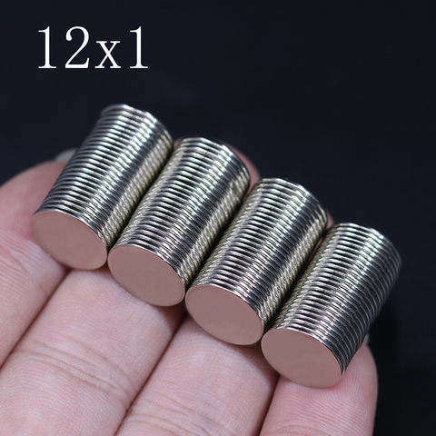 10/50/100/200 Pcs 12x1 Neodymium Magnet 12mm x 1mm N35 NdFeB Round Super Powerful Strong Permanent Magnetic imanes Disc ► Photo 1/6
