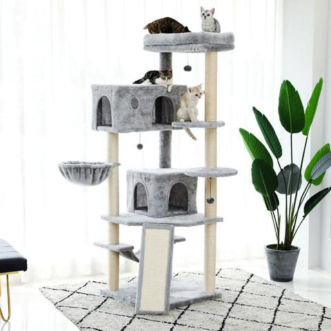 2022New Design Luxury Large Cat Climbing Frame Multi-Layer Scratching Post With Resistant Sisal Cat Tree Kittern Playground ► Photo 1/6