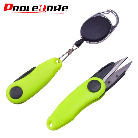 Portable Shrimp-Shaped Stainless Steel Fish Use Scissors Accessories Folding Fishing Line Cut Clipper Fishing Scissor Tackle ► Photo 1/6