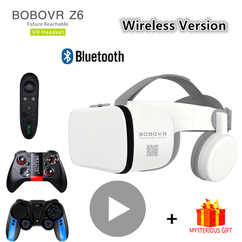 Bobo Bobovr Z6 Bluetooth Casque Helmet 3D VR Glasses Virtual Reality Headset For Smartphone Smart Phone Goggles Viar Binoculars ► Photo 1/6