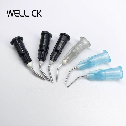 100pcs Tooth Cleaning Oral Care Odontologia Probent Needle Tips Dentistry Dental Resin Acid Reagent Delievery Syringe Tip ► Photo 1/6