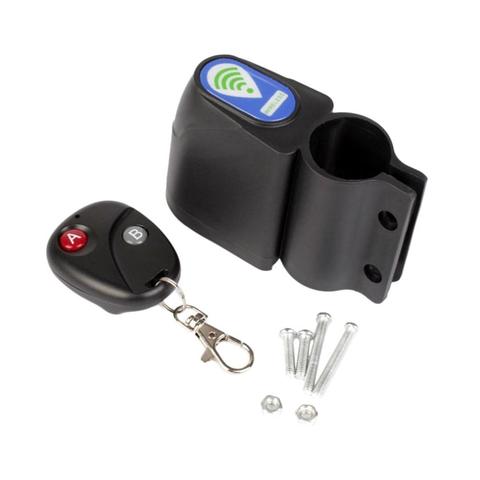 New Anti-theft Bike Lock Cycling Security Lock Wireless Remote Control Vibration Alarm  Bicycle Alarm bicycle lock 2022 ► Photo 1/6