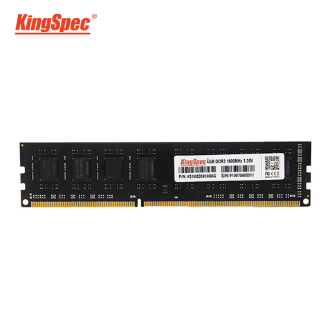 KingSpec Ram DDR3 4GB 8GB 1600MHz memoria Desktop Memory 240pin 1.5V New dimm ► Photo 1/5