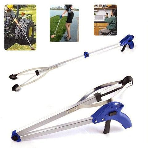 Foldable Pick Up Garbage Gripper Long Arm Helping Hand Gripping tool bending save Tongs picking rubbish drop shipping ► Photo 1/6