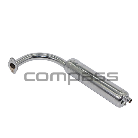 Mini bicycle accessories two-stroke engine for 49CC 60CC 80CC exhaust pipe muffler chimney iron row ► Photo 1/6